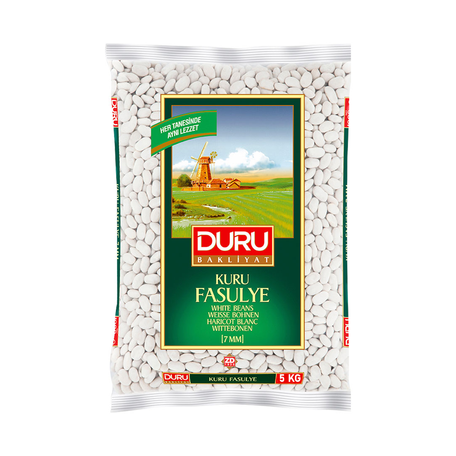 Duru Kuru Fasülye 7 Mm 5000 GR