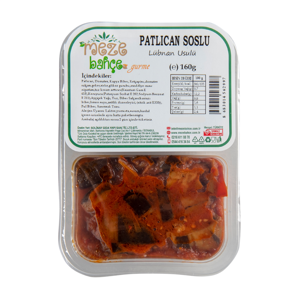Meze Bahçe Şakşuka 160 Gr