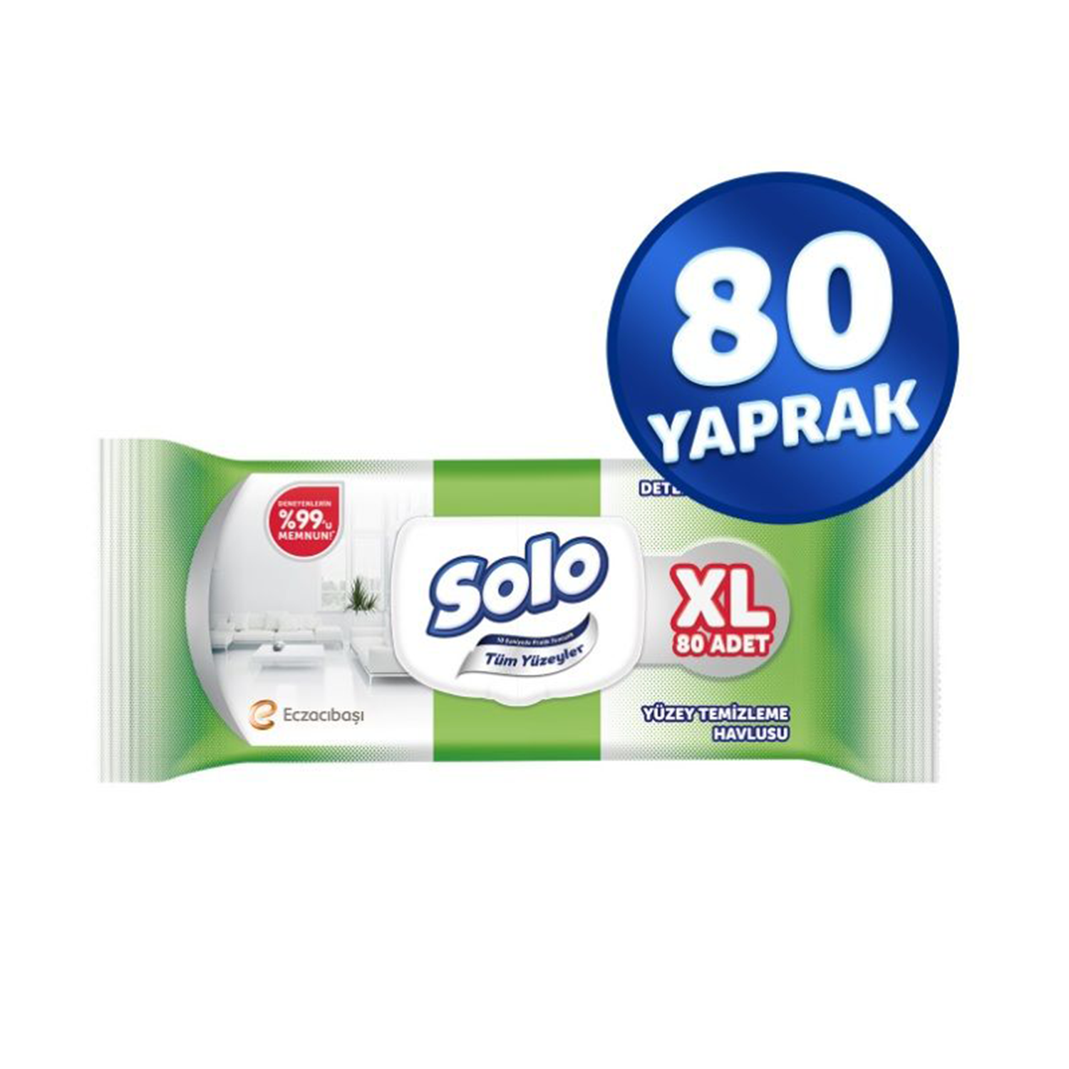 Solo XL Yüzey Temizleme Havlusu 80li