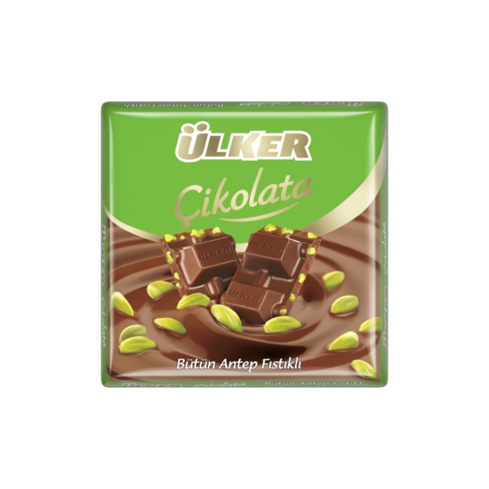 Ülker Kare Fıstıklı Çikolata 65 GR