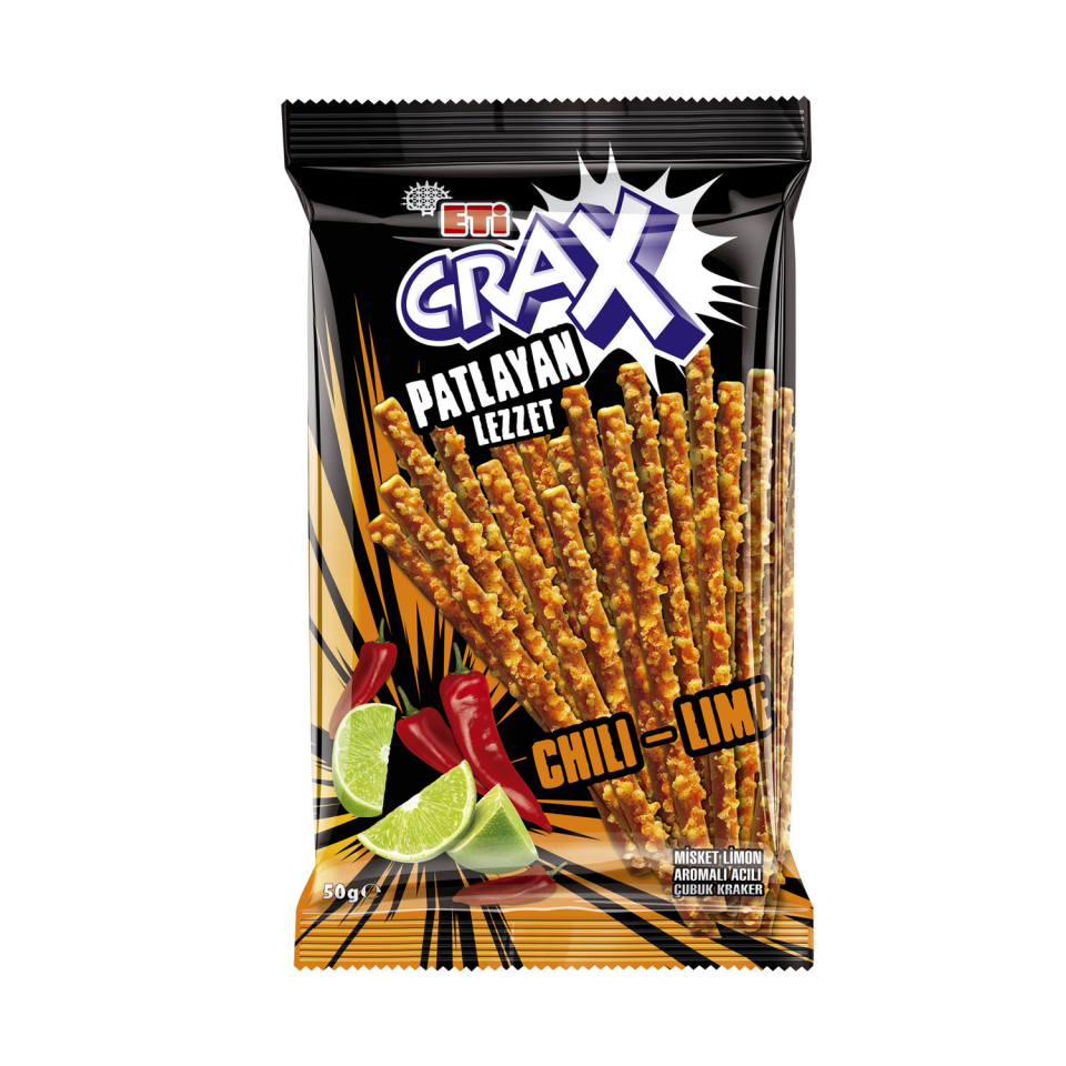 Eti Crax 50 GR Misket Limon Aromalı Acılı Kraker