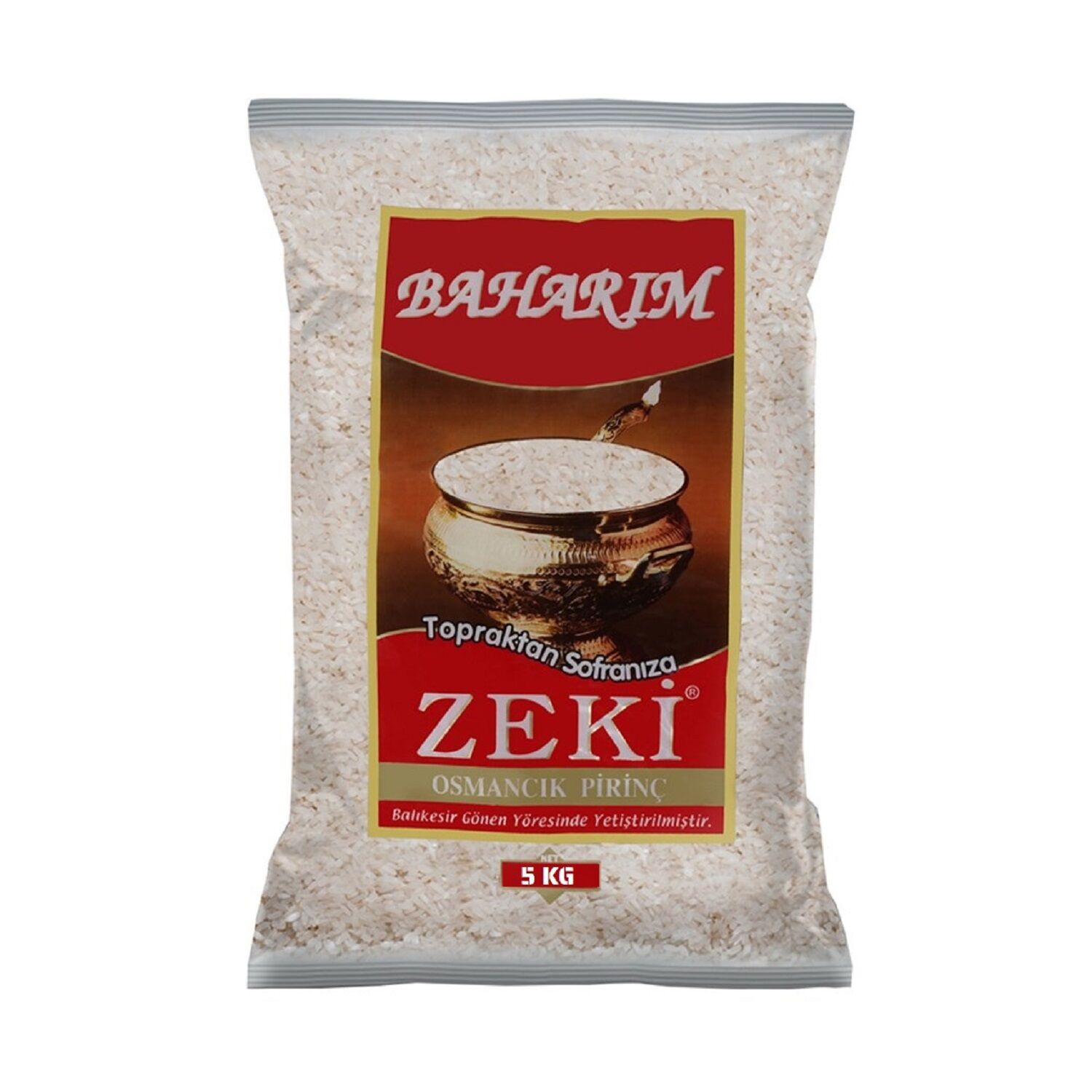 Zeki Osmancık Pirinç 5 KG -Baharım