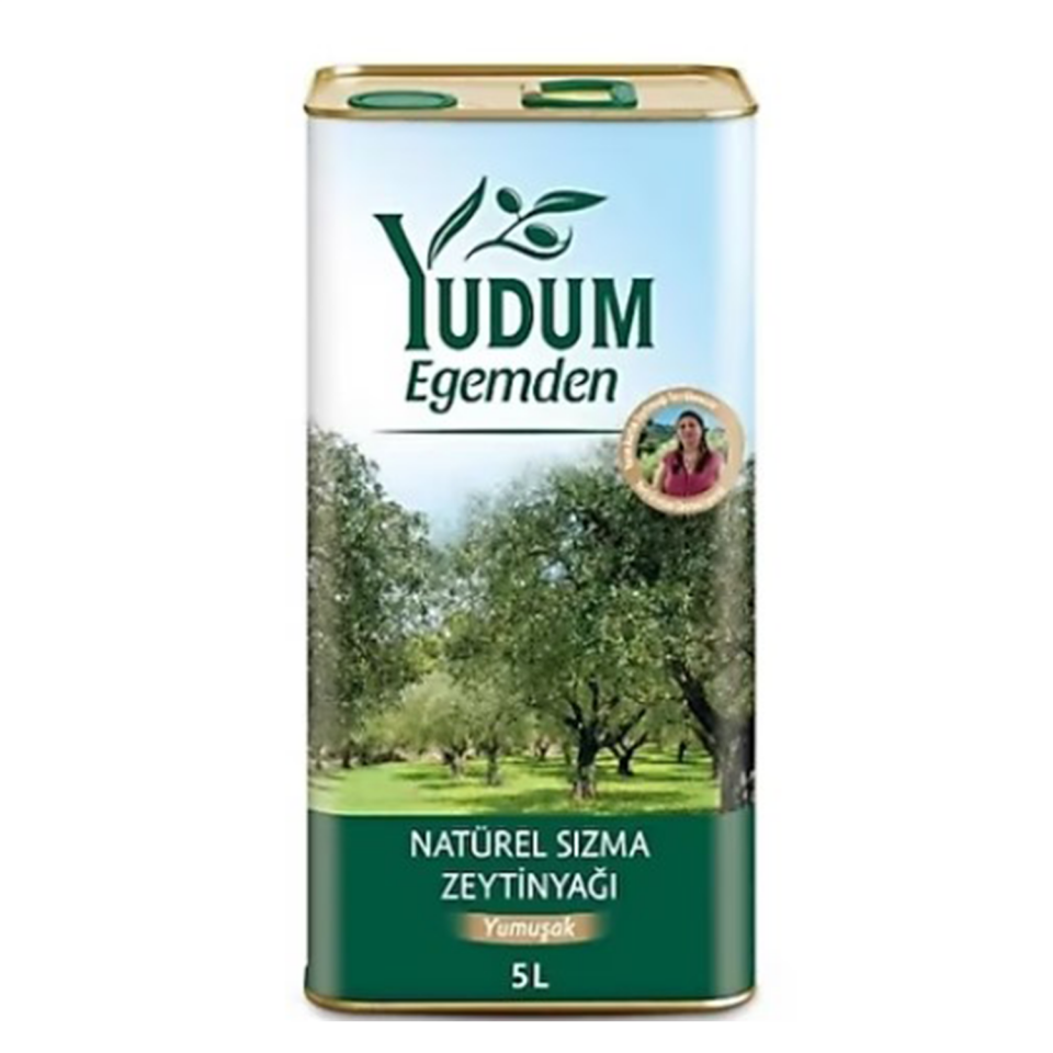 Yudum 5 LT Yumuşak Lezzet Zeytin Yağı Teneke