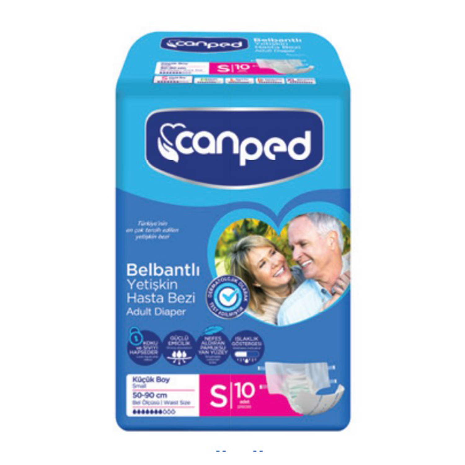 Canped Yetişkin Hasta Bezi Küçük 9 LU