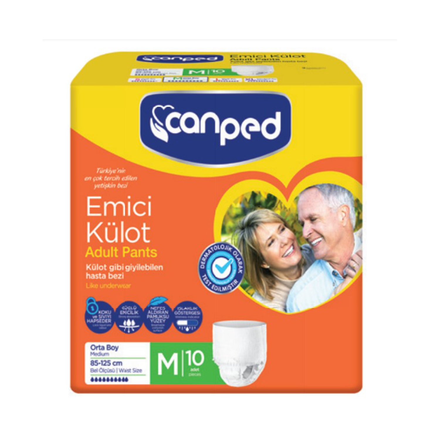 Canped Emici Külot Orta 9 LU M