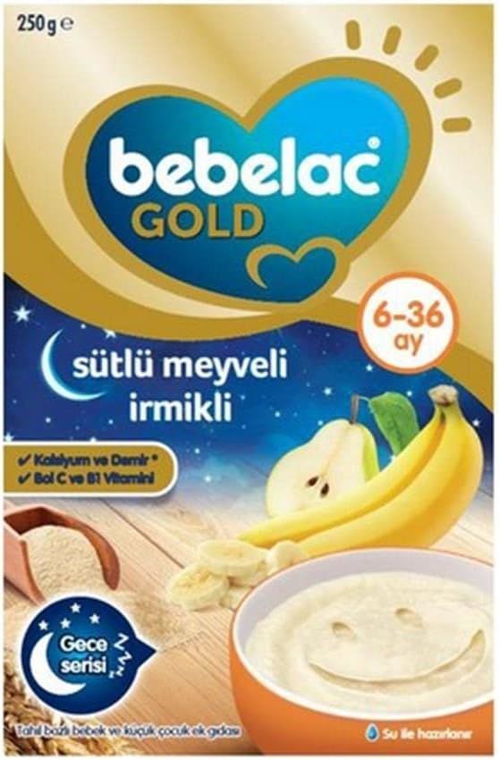 Bebelac 250 GR Sütlü Meyveli İrmikli