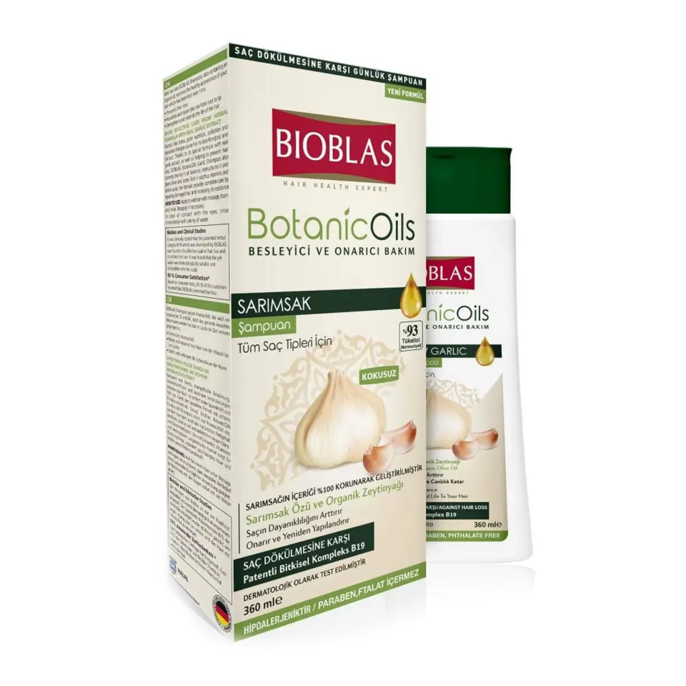 Bioblas 360 ML Botanic Oils Şampuan Sarımsak