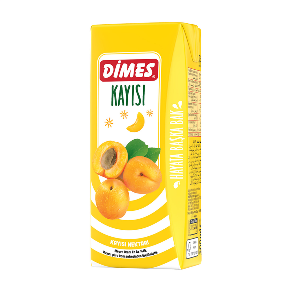 Dimes Kayısı Meyve Suyu 200 ML