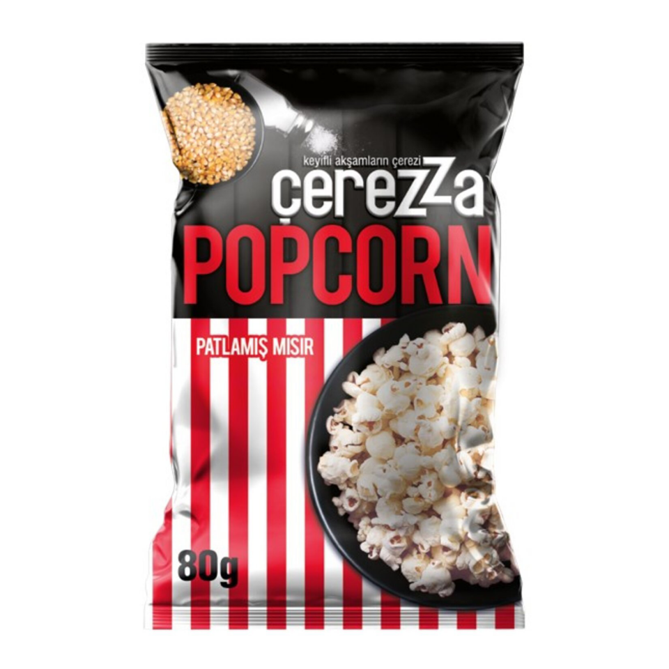 Çerezza Sade Patlamış Mısır 80 GR