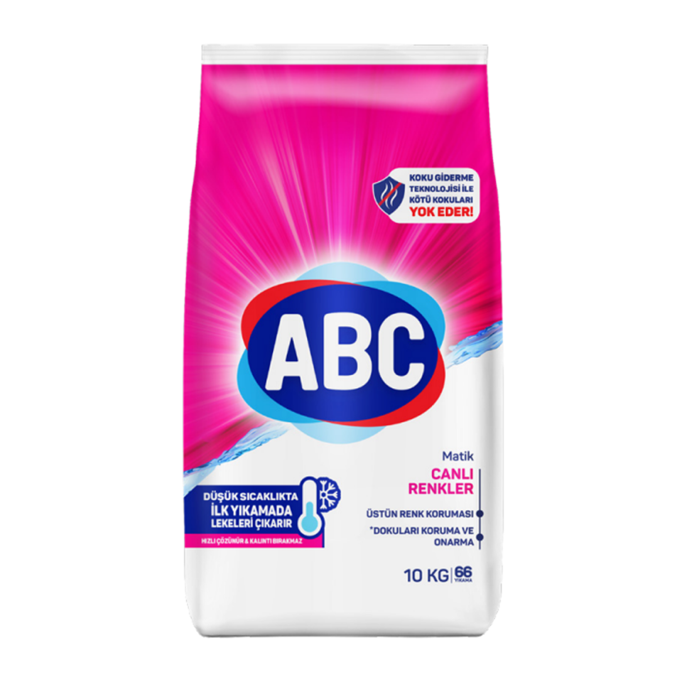 Abc Matik 10 KG Canlı Renkler Renkliler