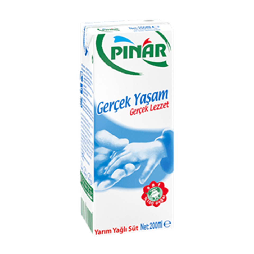 Pınar Yarım Yağlı Süt 1/5