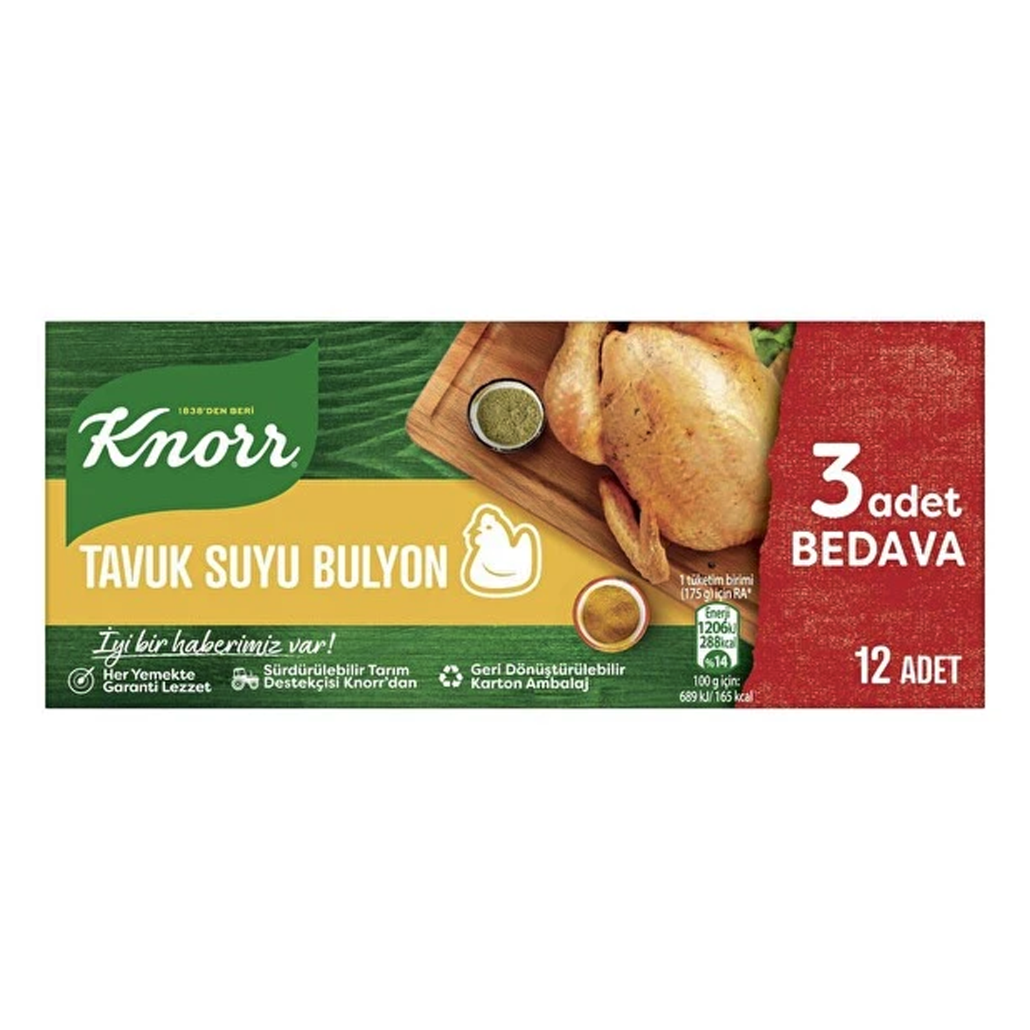 Knorr Bulyon Suyu Tavuk 12Li