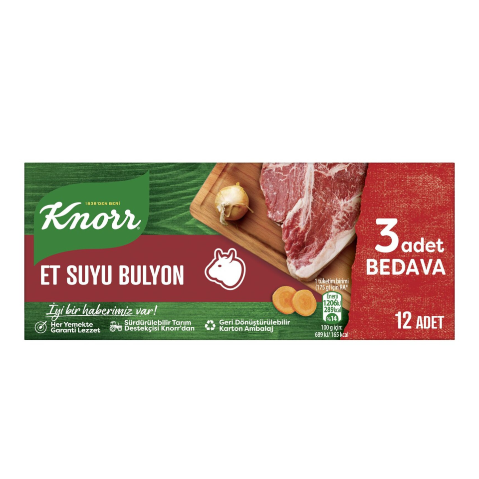 Knorr Bulyon Suyu Et 12Li