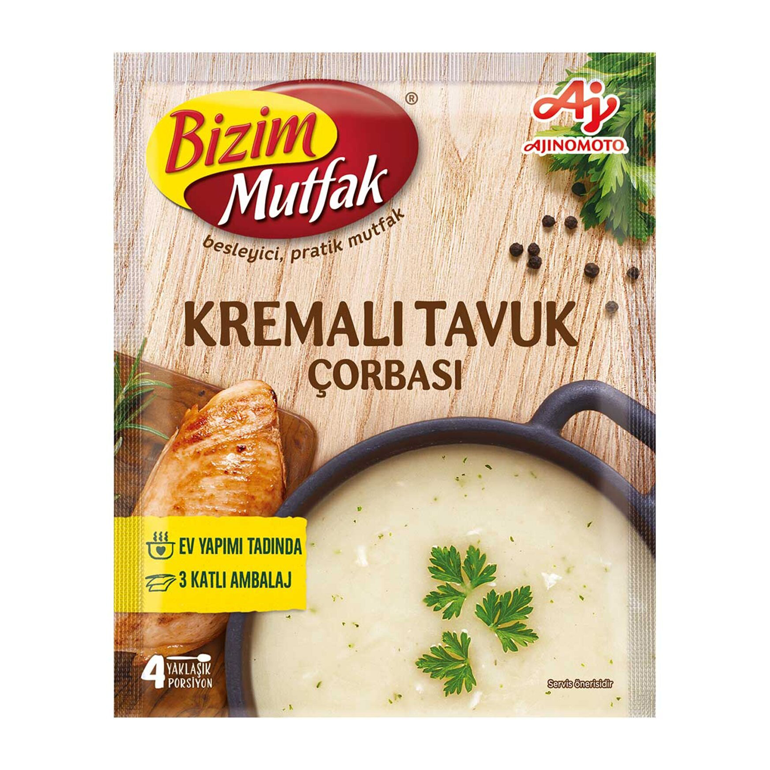 Bizim Klasik Kremalı Tavuk Çorba 65 GR