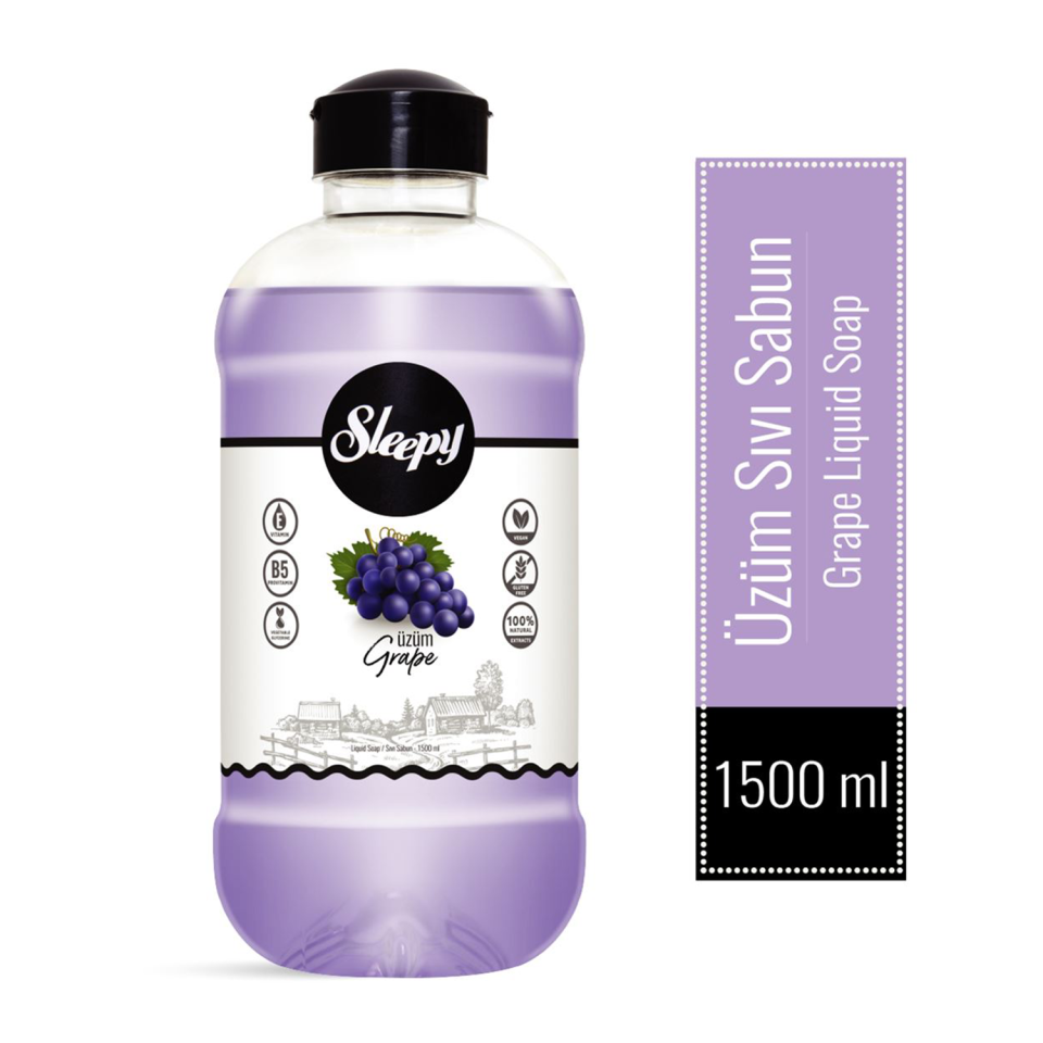 Sleepy 1500 ML Üzüm Sıvı Sabun