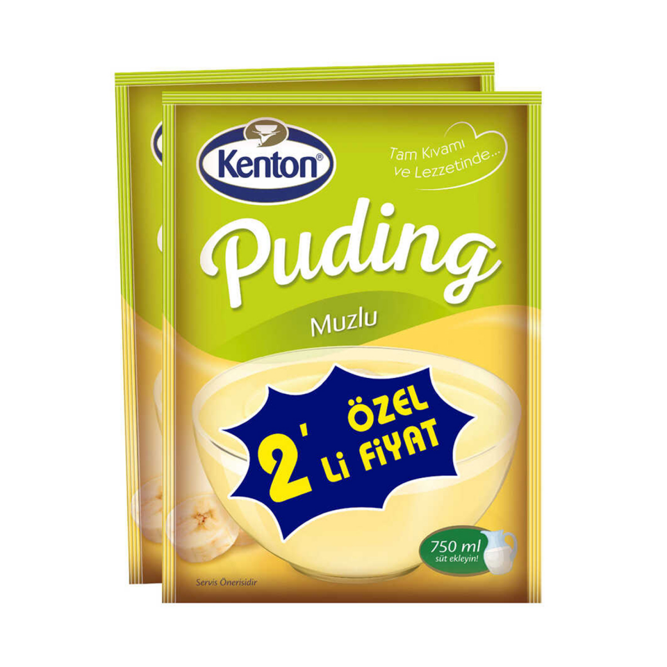 Kenton Toz Puding Muzlu 2li