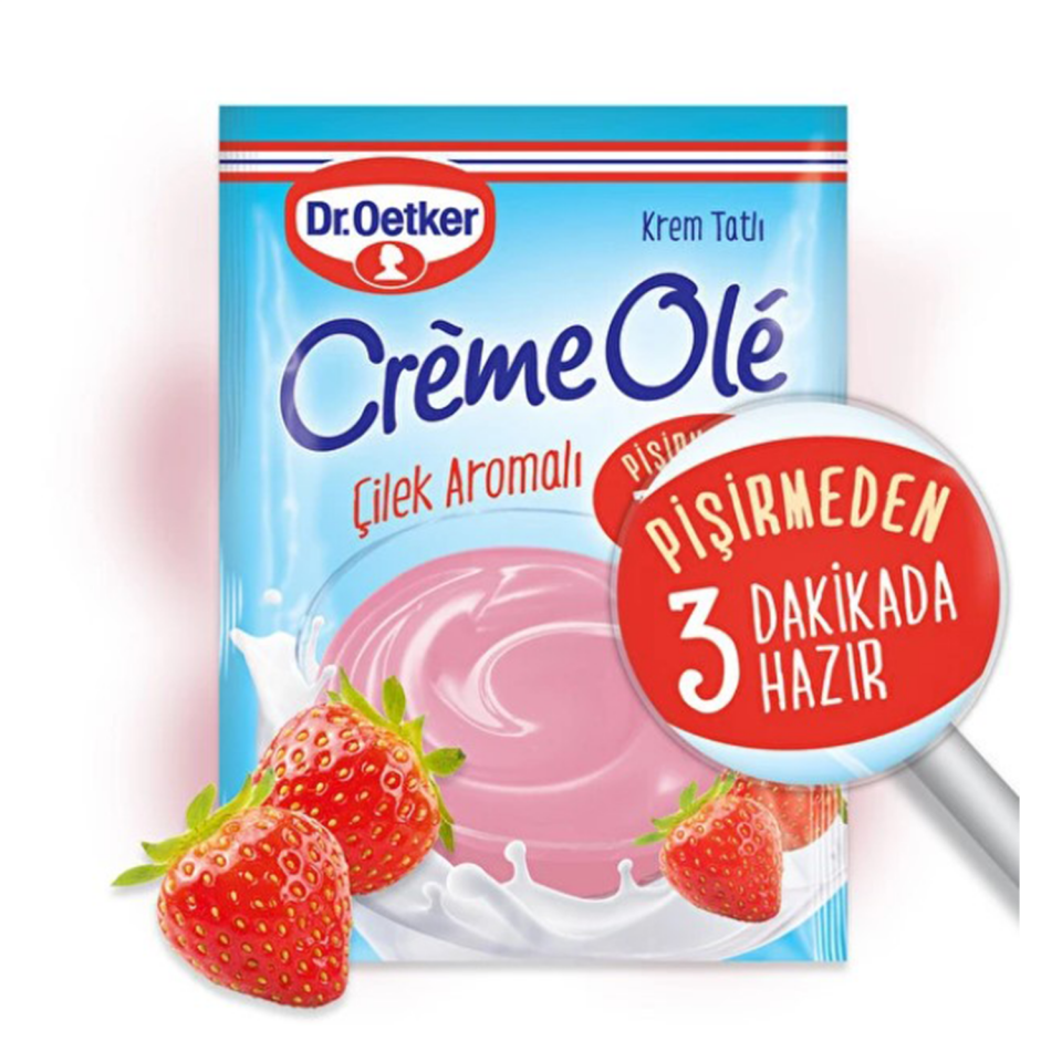 Dr. Oetker Creme Ole Çilek Aromalı 115 GR