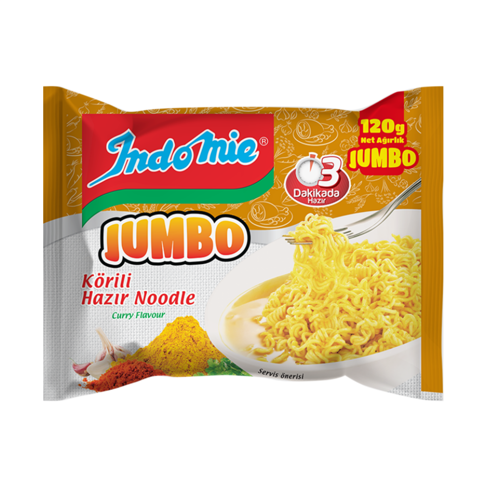 Indomie Jumbo Paket Körü Aromalı 120 GR