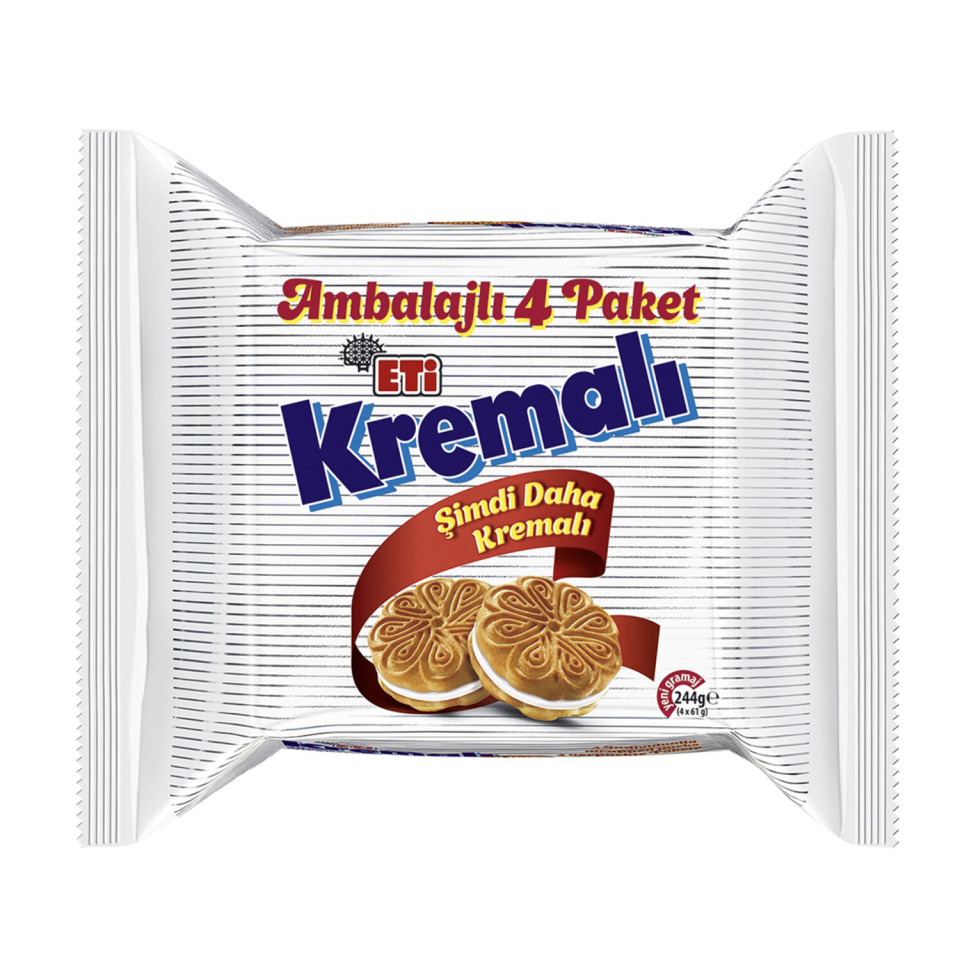 Eti Kremalı Bisküvi 244 GR