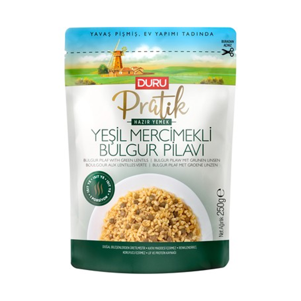 Duru Pratik Mercimekli Bulgur Pilavı 250 Gr
