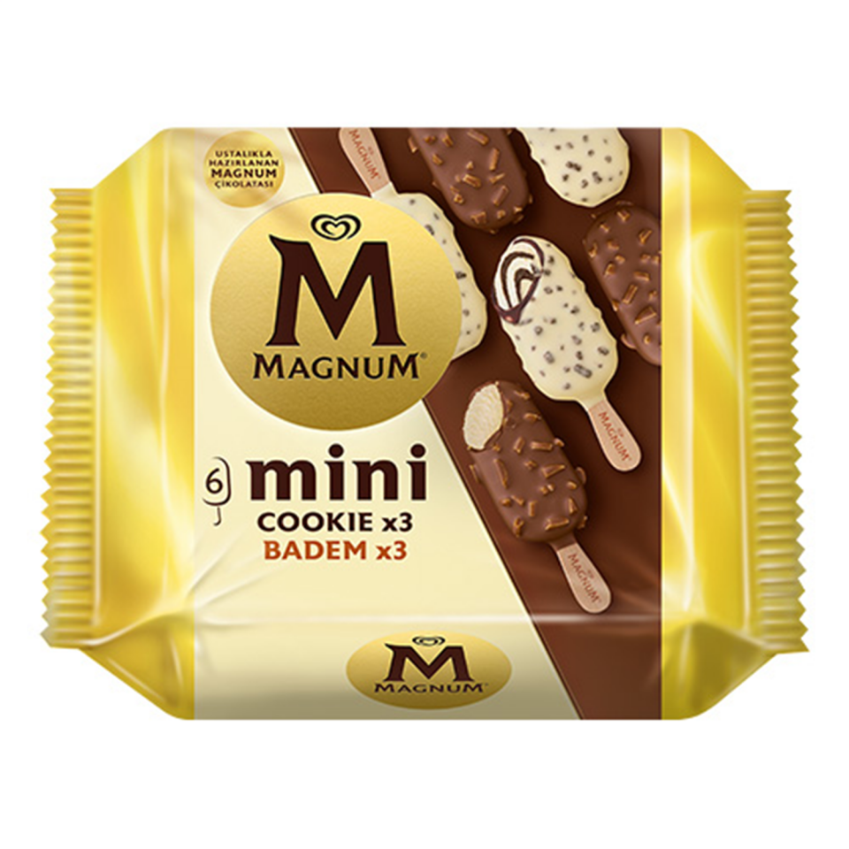 Magnum Mini Cookie Badem 6lı