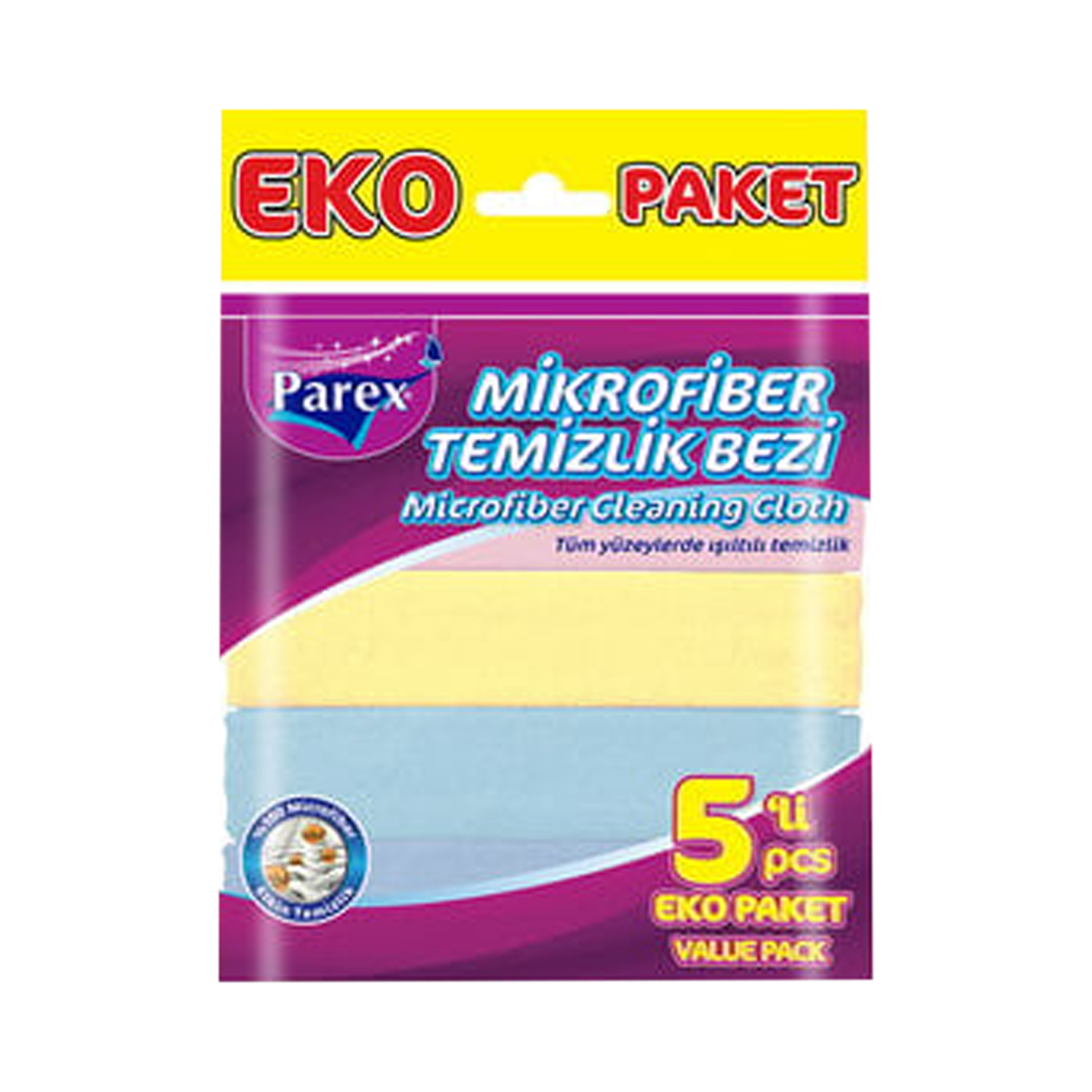 Parex Microfiber 5li Temizlik Bezi