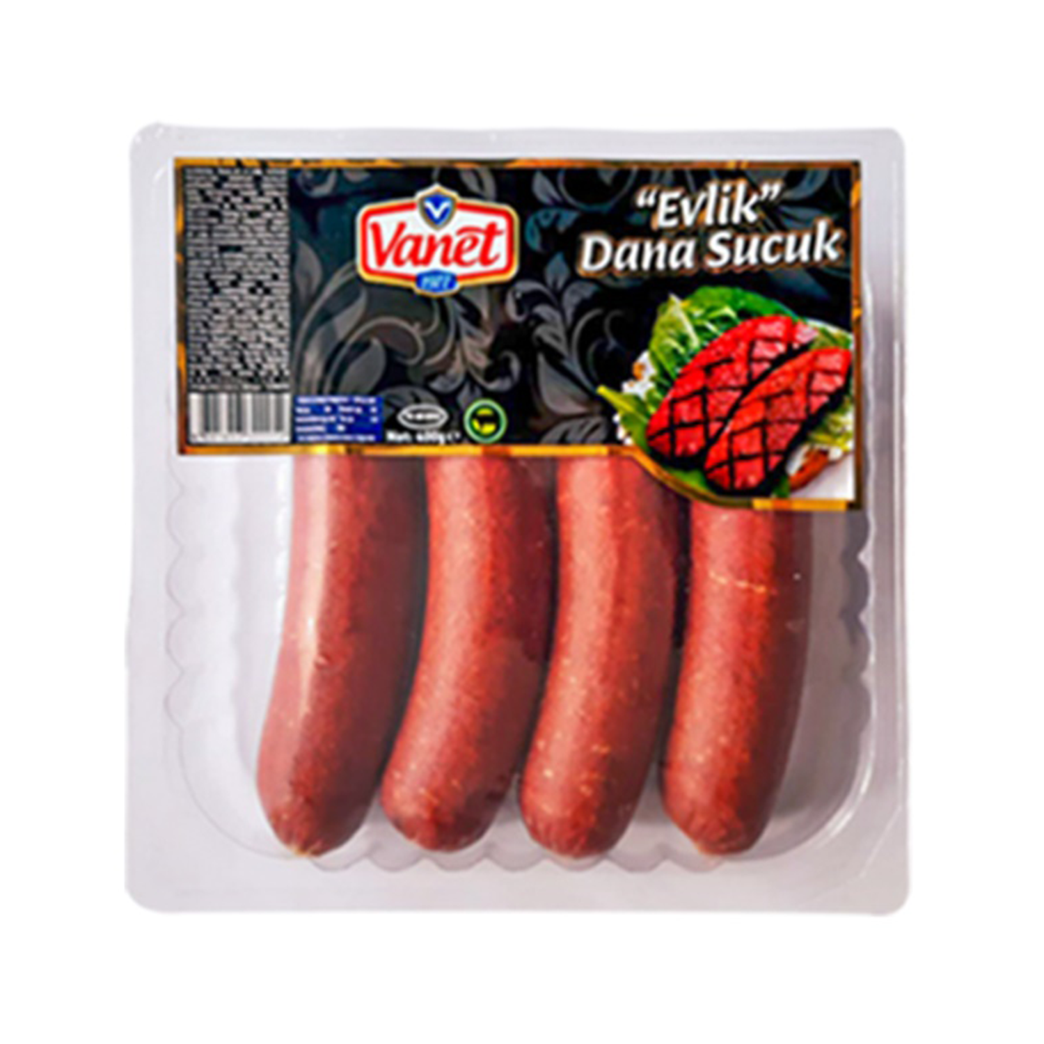 Vanet Evlik Dana Sucuk 400 GR