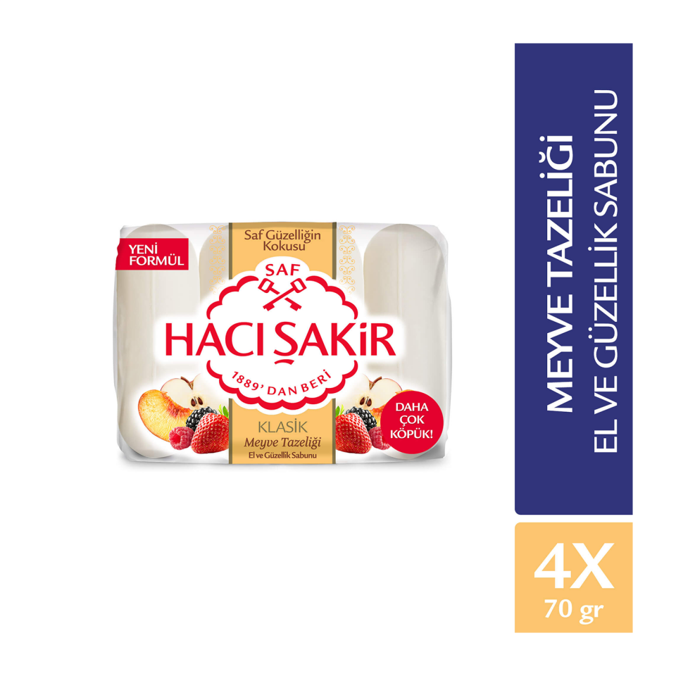 Hacı Şakir Tropik Güzellik Sabunu 4x70 GR