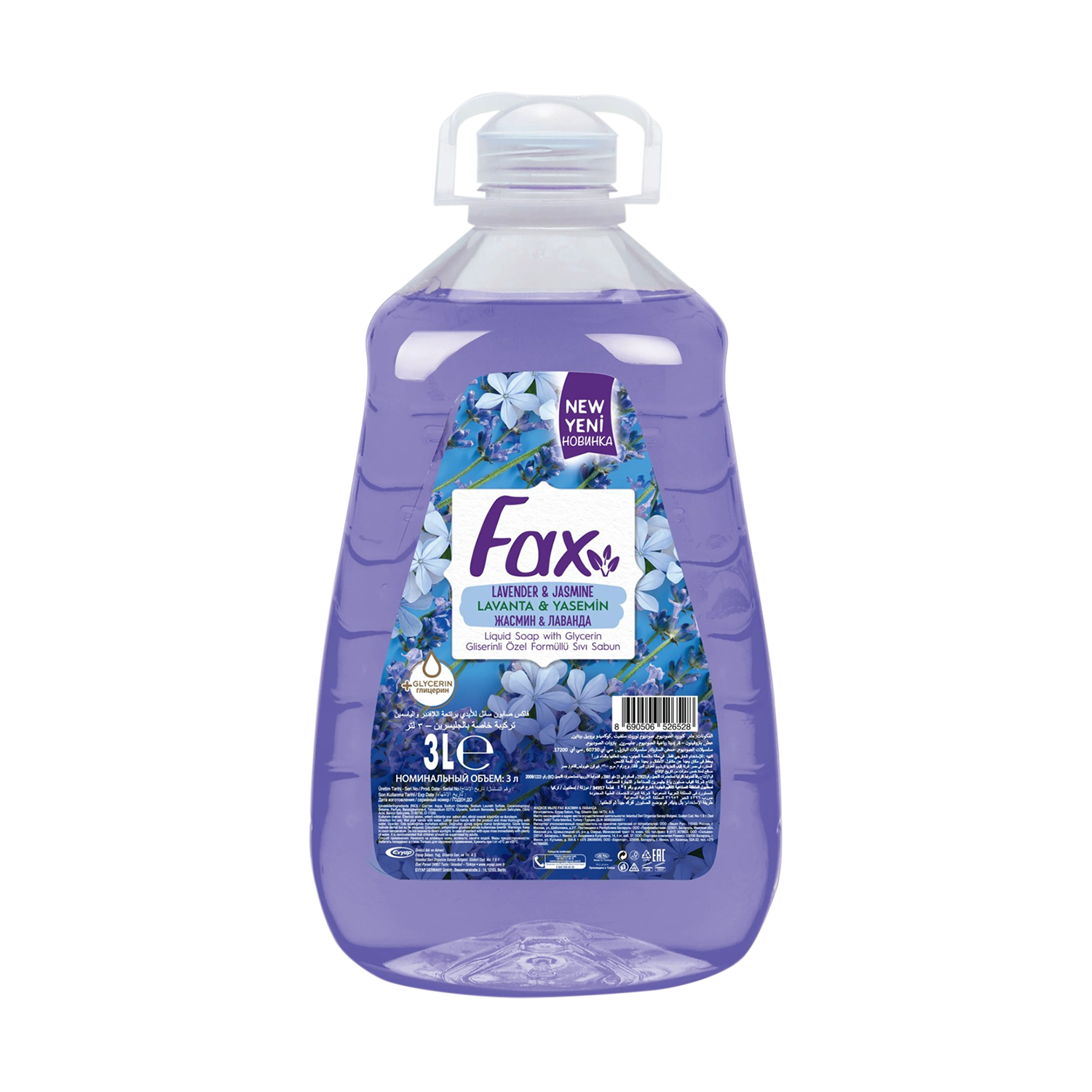 Fax 3 LT Sıvı Sabun Lavanta