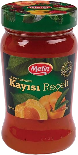 Metin Reçel 360 Gr Kayısı Cam