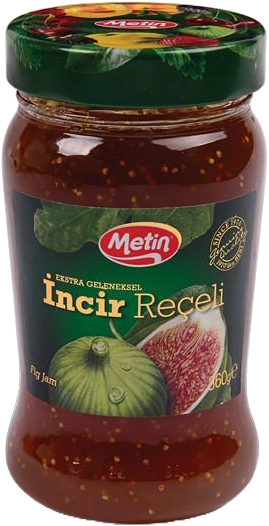 Metin Reçel 360 Gr İncir Cam