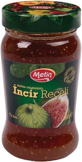 Metin Reçel 360 Gr İncir Cam