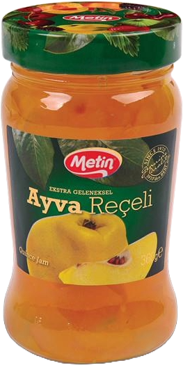 Metin Reçel 360 Gr Ayva Cam