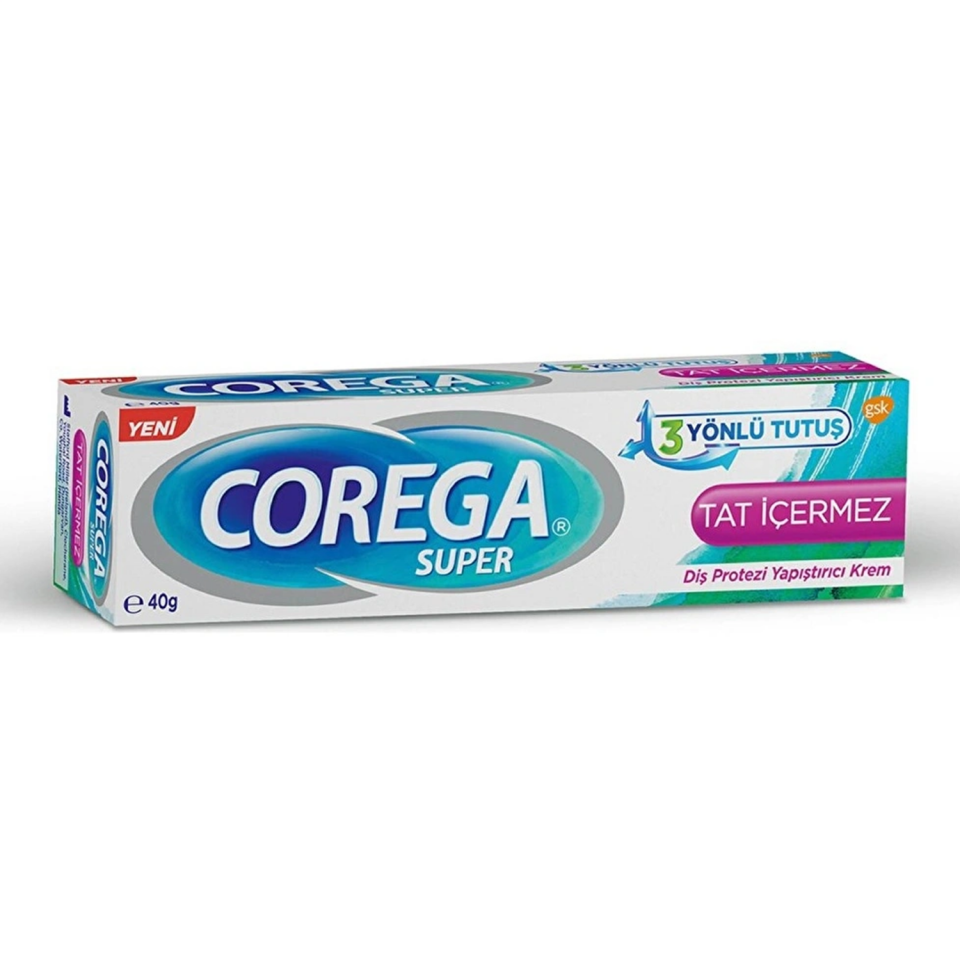 Corega Tat İçermez Yapıştırıcı Krem 40 Gr