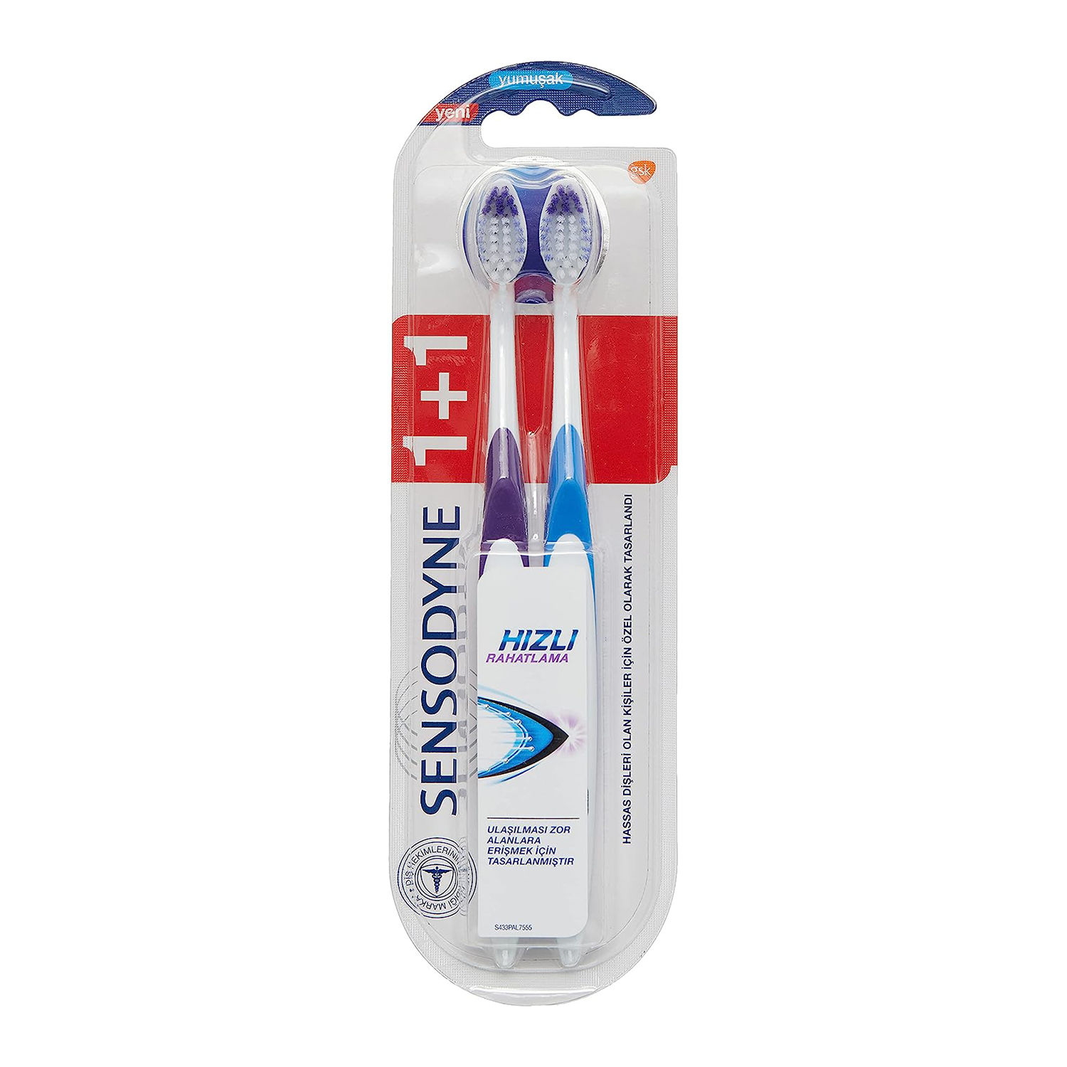 Sensodyne Hızlı Rahatlama Diş Fırçası 1+1 SOFT