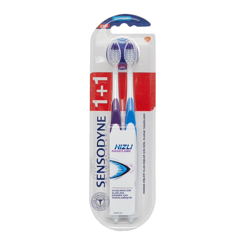 Sensodyne Hızlı Rahatlama Diş Fırçası 1+1 SOFT