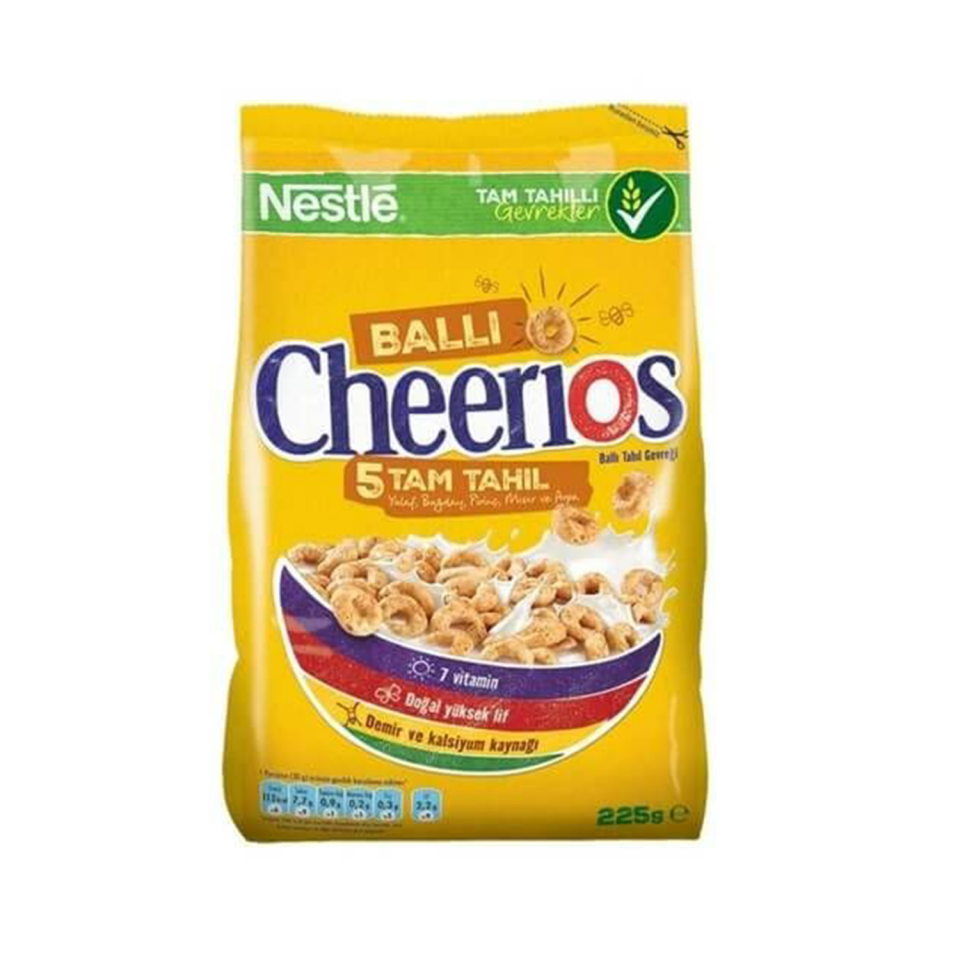 Nestle Cheerios Ballı Mısır Gevreği 225 GR