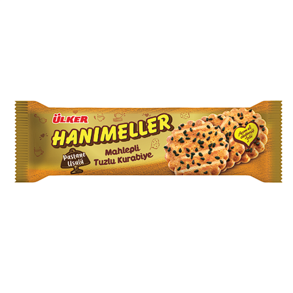 Ülker Hanımeller Mahlepli Tuzlu Kurabiye 81 GR