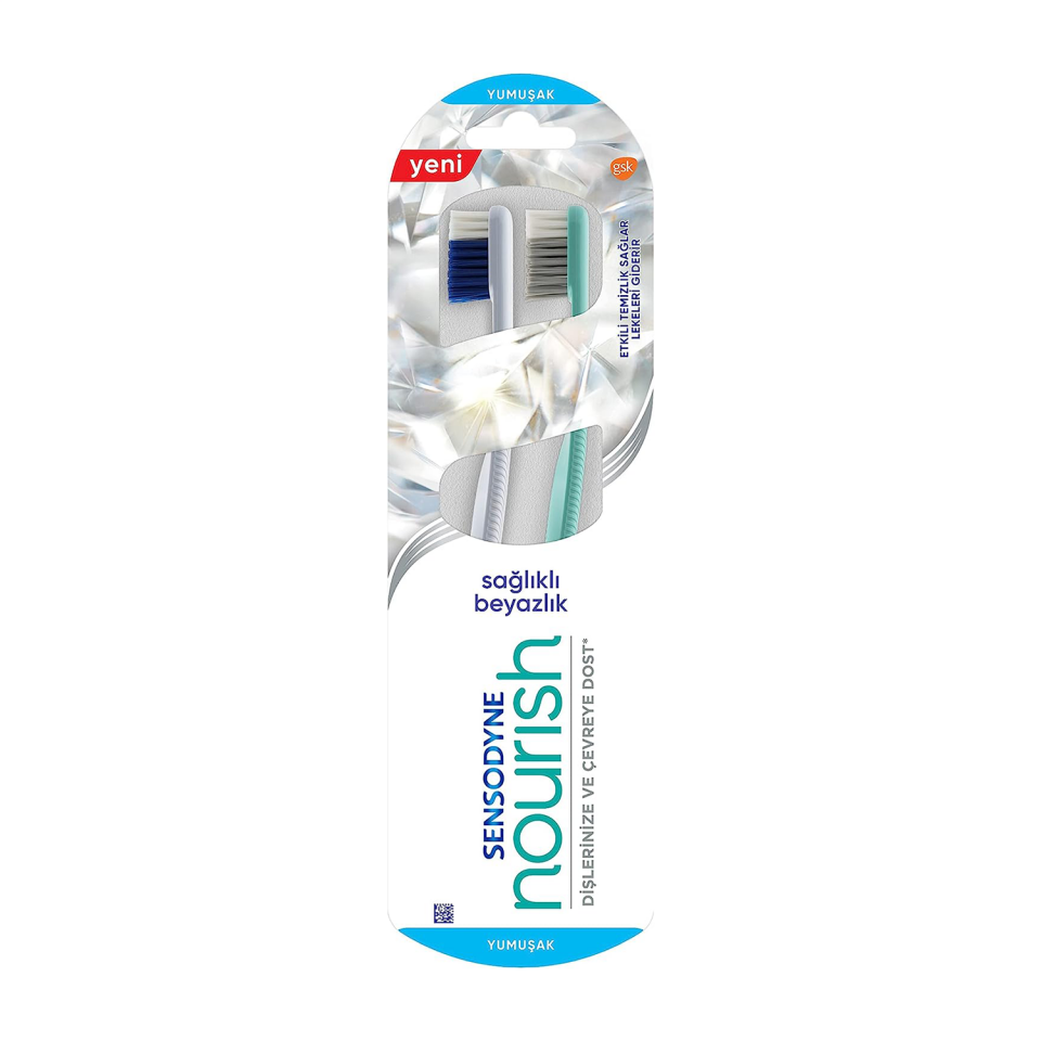 Sensodyne Diş Fırçası 2 Li Nourısh Sağ.Beyazlık