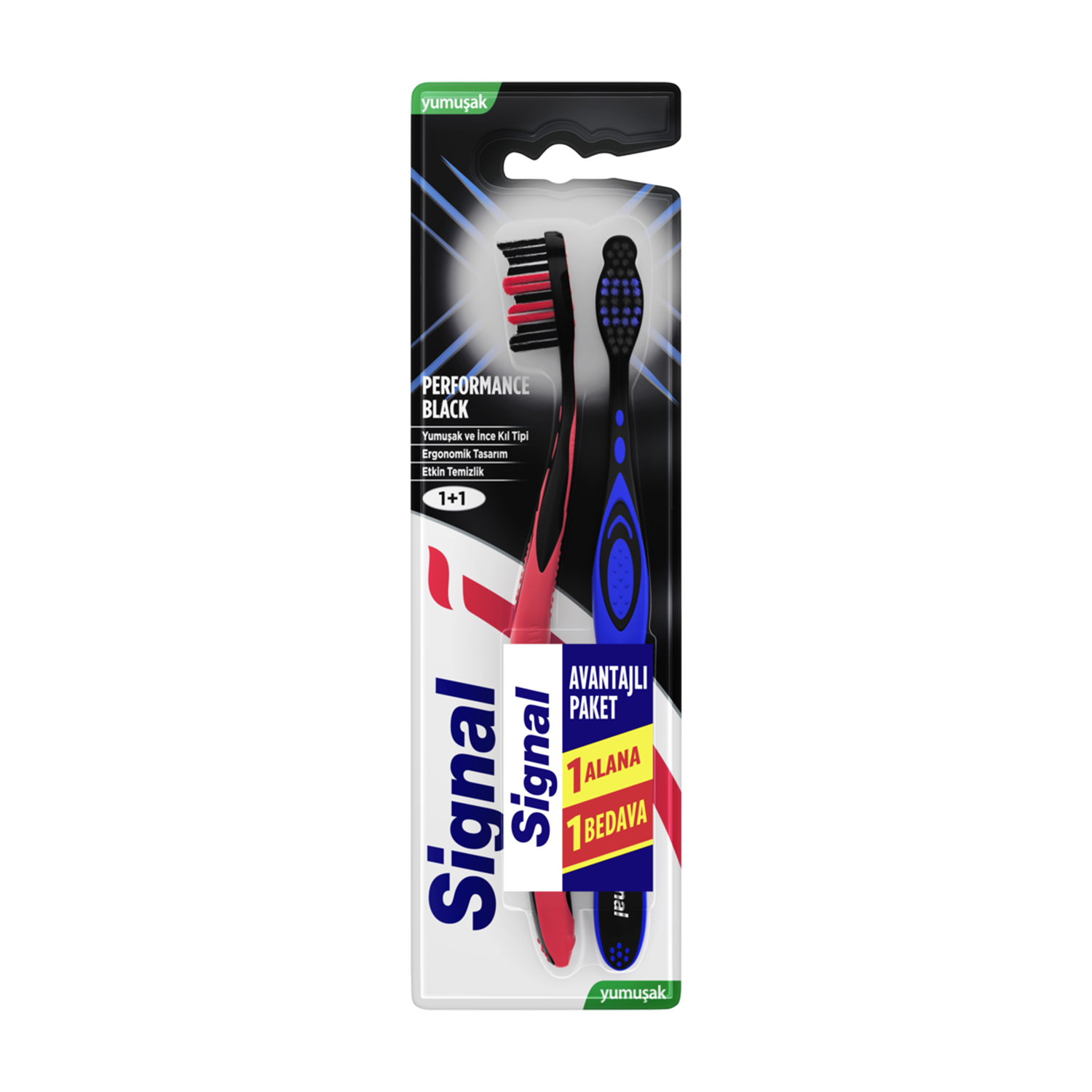 Signal Fırça Per.Black 1+1 T.Brush