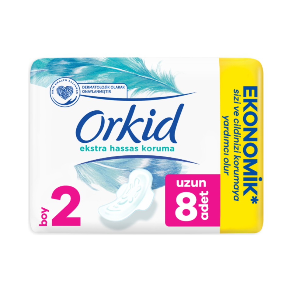 Orkid Extra Hassas Koruma Tekli Uzun 8