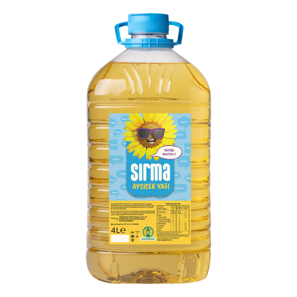 Sırma Ayçiçek Yağı 4 Lt