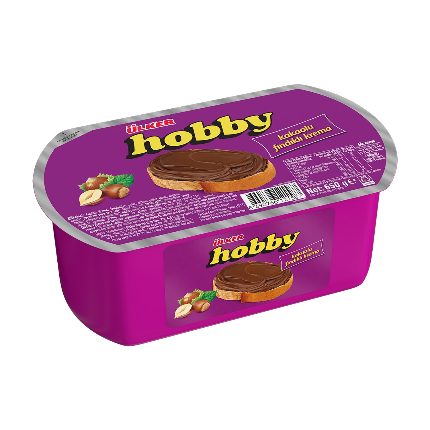 Ülker Hobby Krem 650 GR