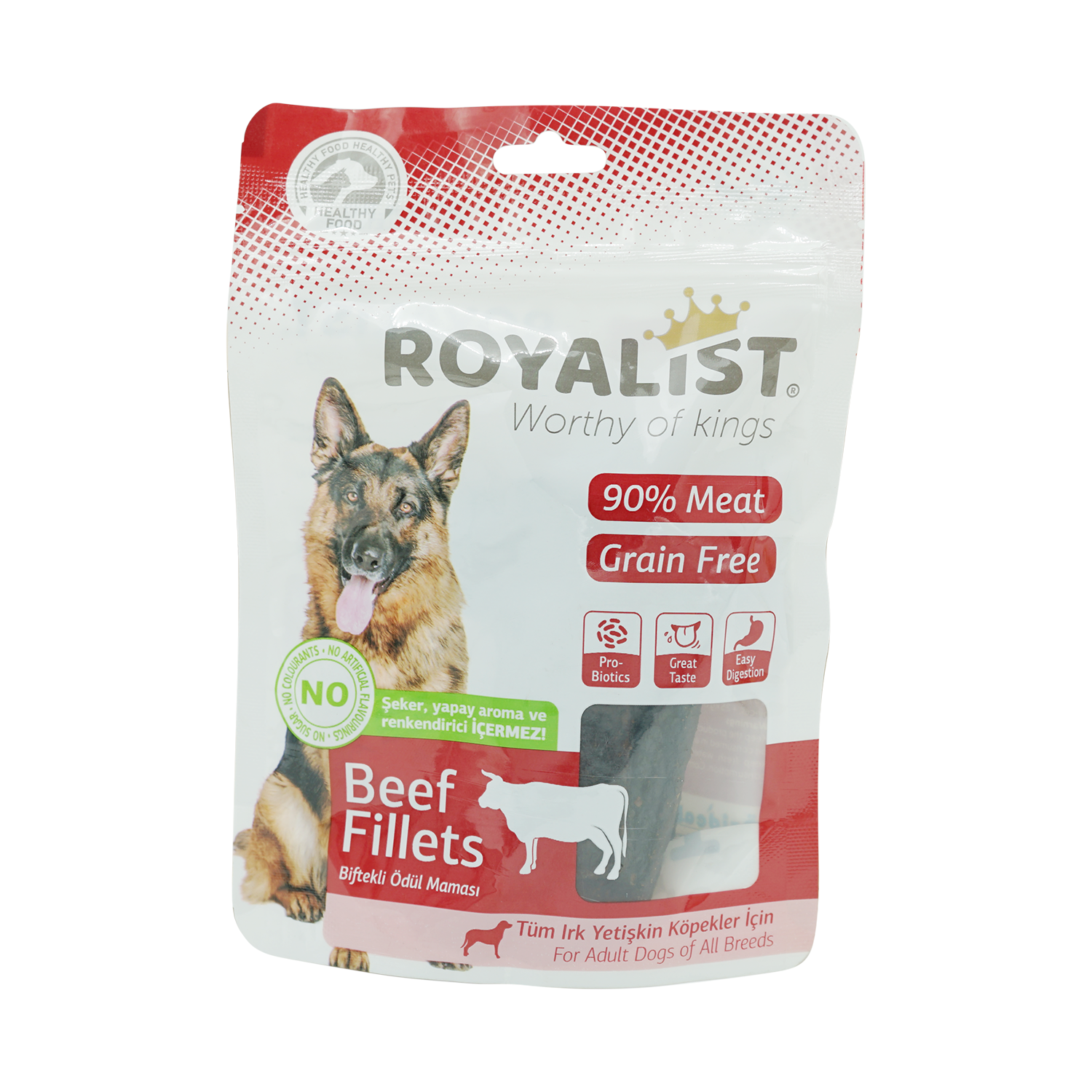Royalıst Dog Beef Fillets Ödül 80 GR