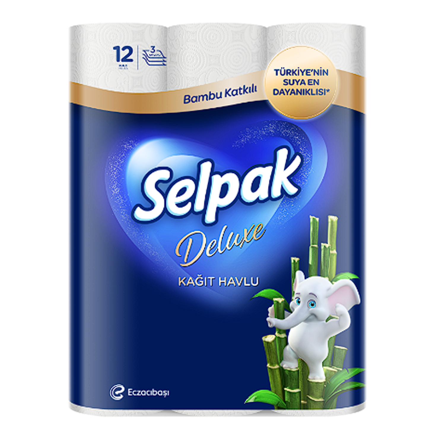 Selpak Deluxe Havlu 12Li