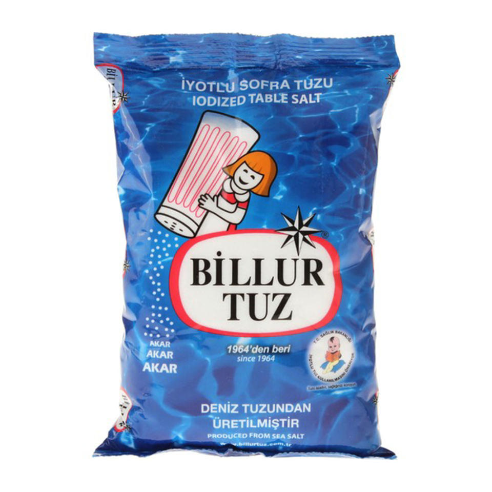 Billur İşlenmiş İyotlu Tuz 750 GR