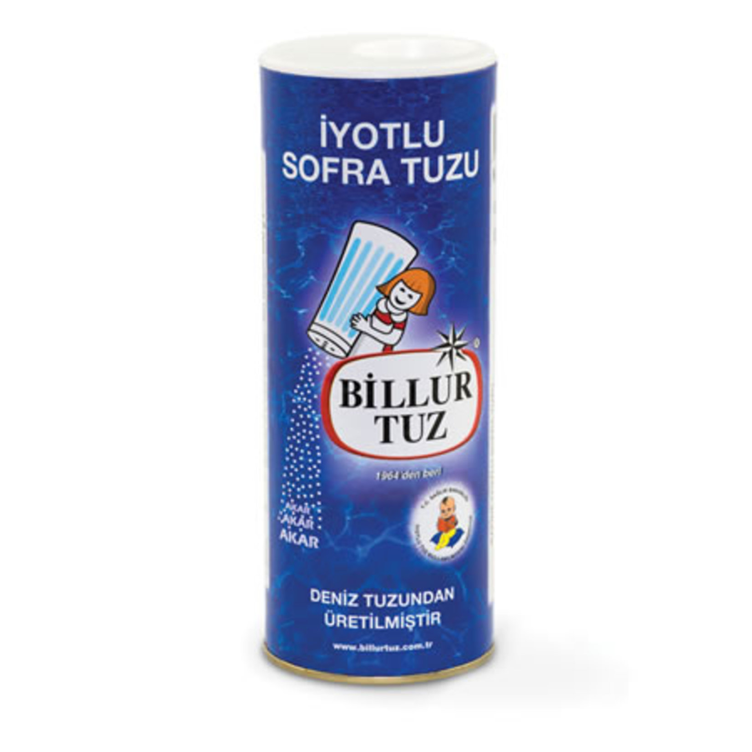 Billur İyotlu Sofra Tuzu 125 GR