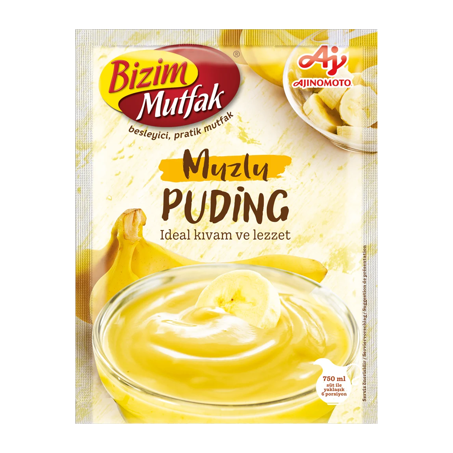 Bizim Mutfak Toz Puding Muzlu 120 GR