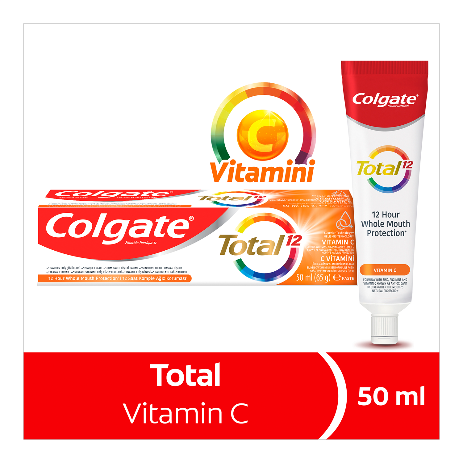 Colgate 50 ML Total C Vitaminli