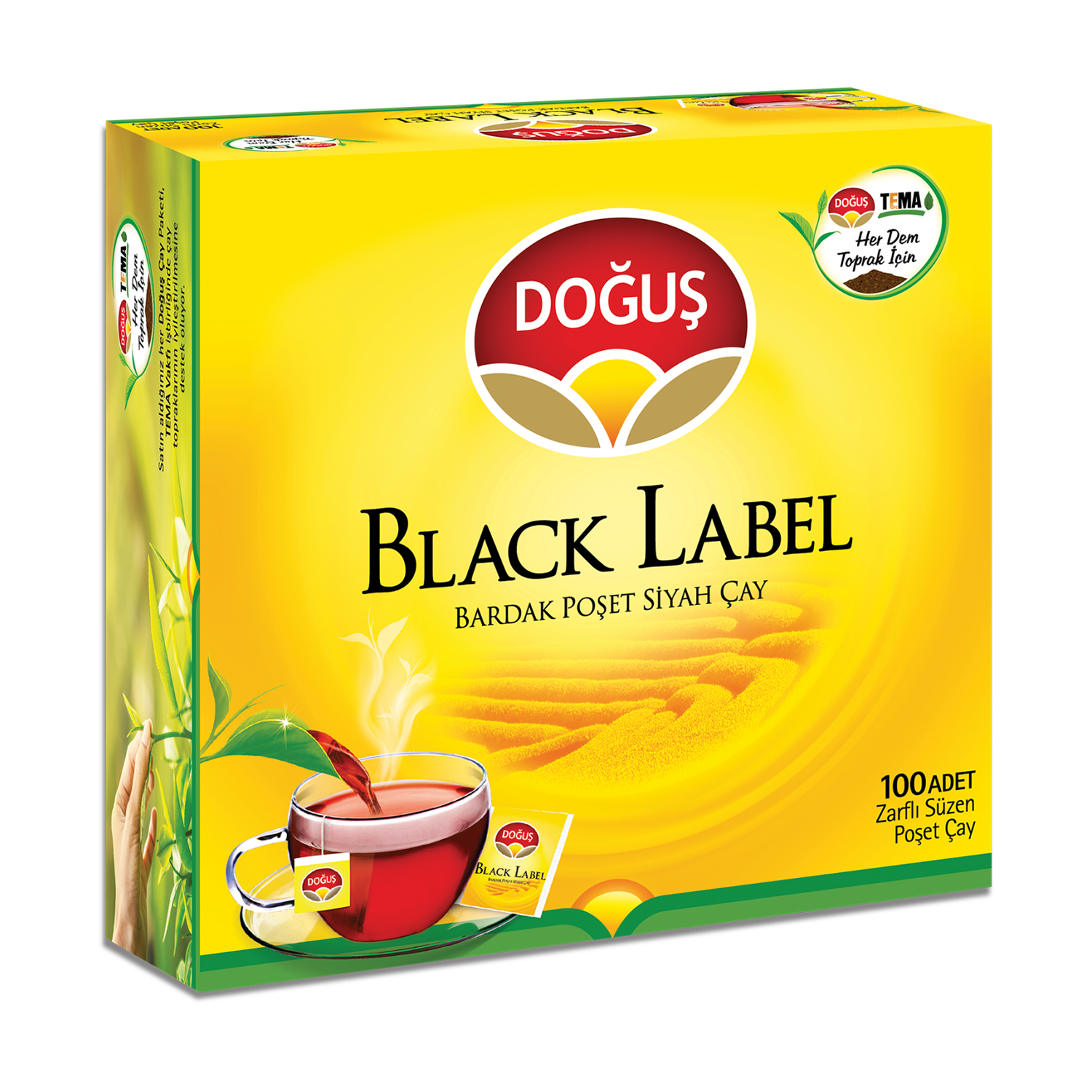 Doğuş Black Label 100lük Bardak Poşet